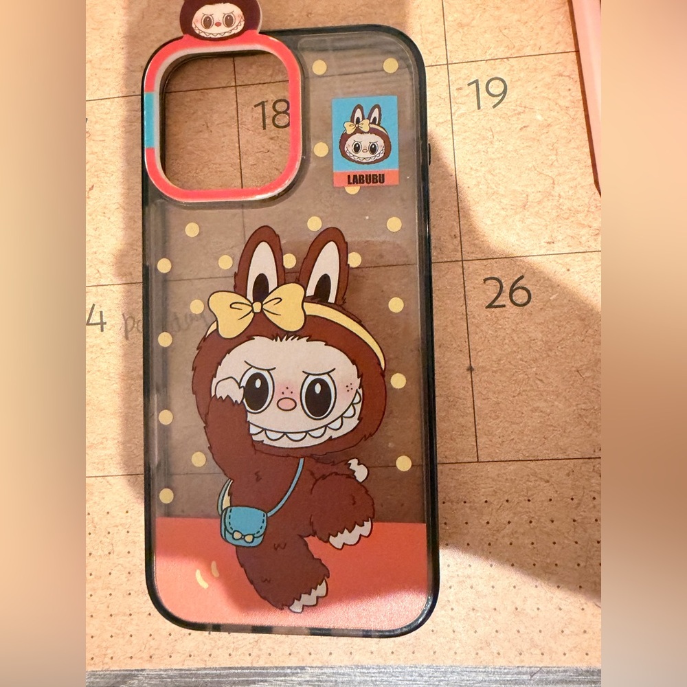 Cute Cartoon Character Phone Case - Pink